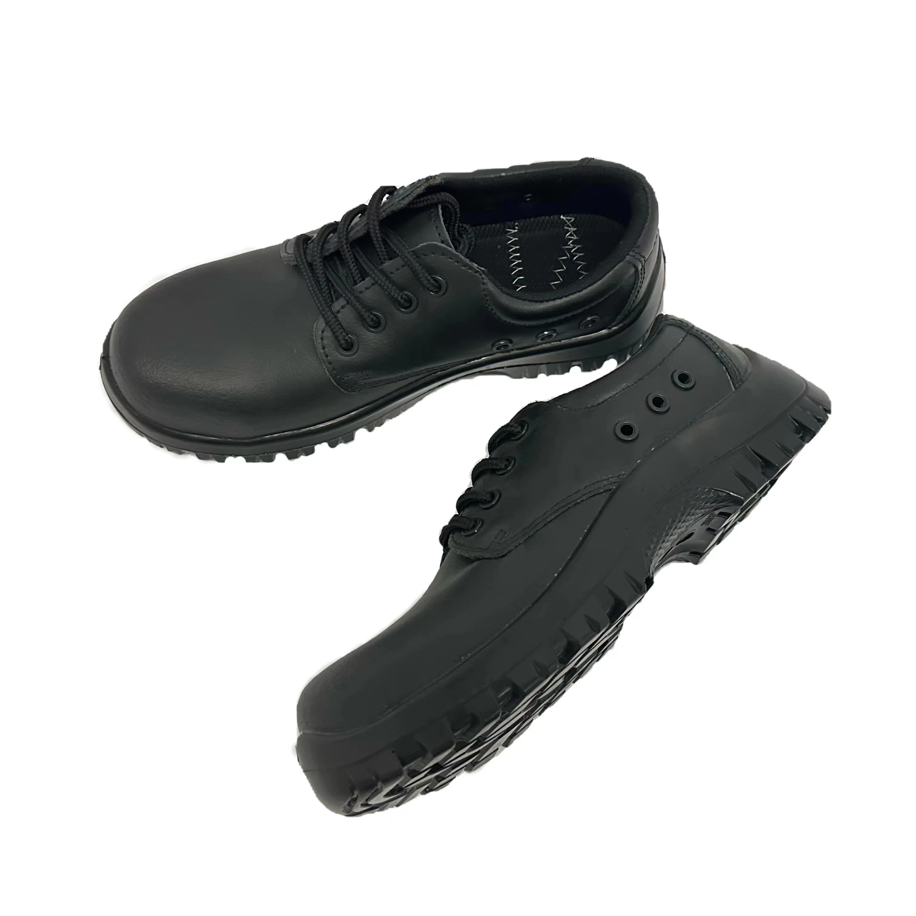 Металл бесплатно хорошие цены черная натуральная кожа искусственная промышленная Антистатическая Безопасная рабочая Мужская обувь для лесных помещений ESD