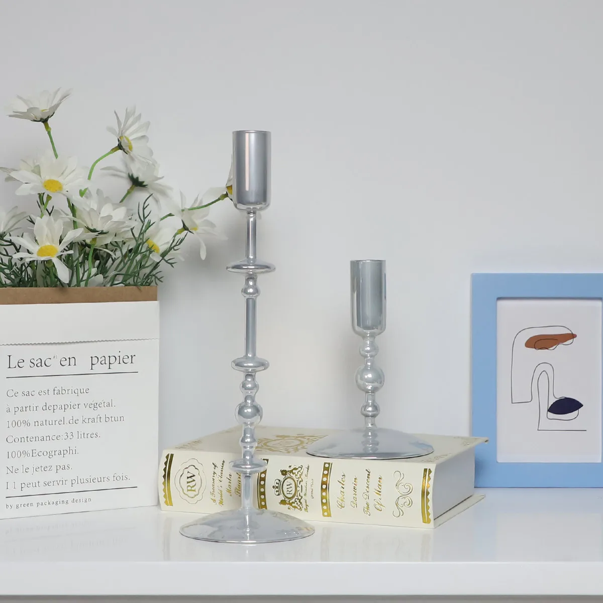 veselé Vánoce, dekorativní miniaturní vánoční dekorace, křišťálová candelabra, velkoobchodní křišťálové svíčky luxusní
