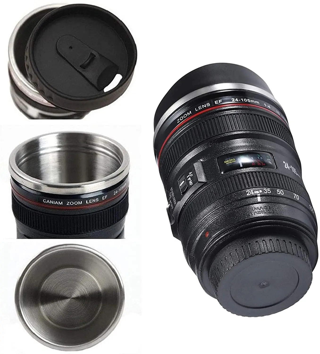 Logo Custom Three Generations of Lens Cups ABS Coffee Mugs Creative Simulation Camera Cup Plastic Lens Coffee Water Cup Gifts