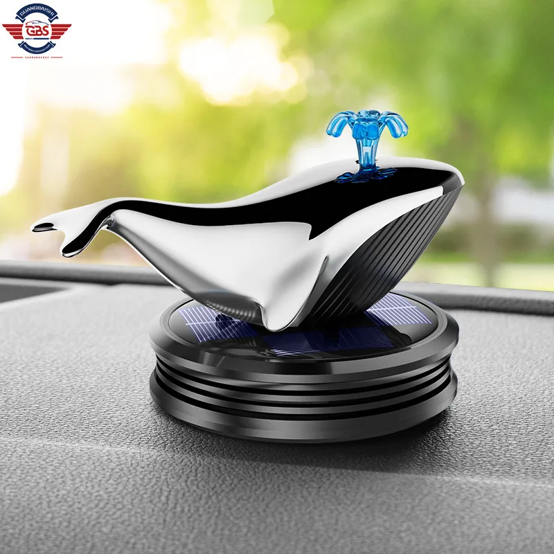 Vehicle Whale Model Simulation Modeling Aromatherapy Solar Perfume Car Air Fresheners Solar Car Fragrance