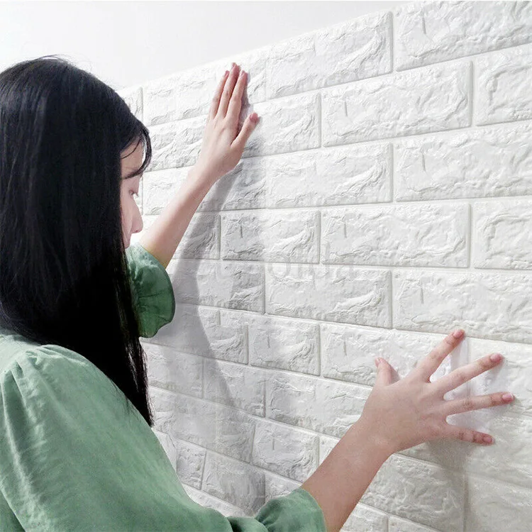 hot sale white color wall decoration materials Fire Resistant DIY Mural 3D wall panels wall coating