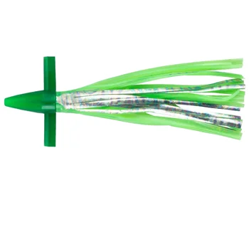 High Quality 180mm 230mm Soft Rubber Trolling Lure ABS Material Luminous Octopus Squid Skirt Swim Bait for River Fishing – Soft Lure – view 3