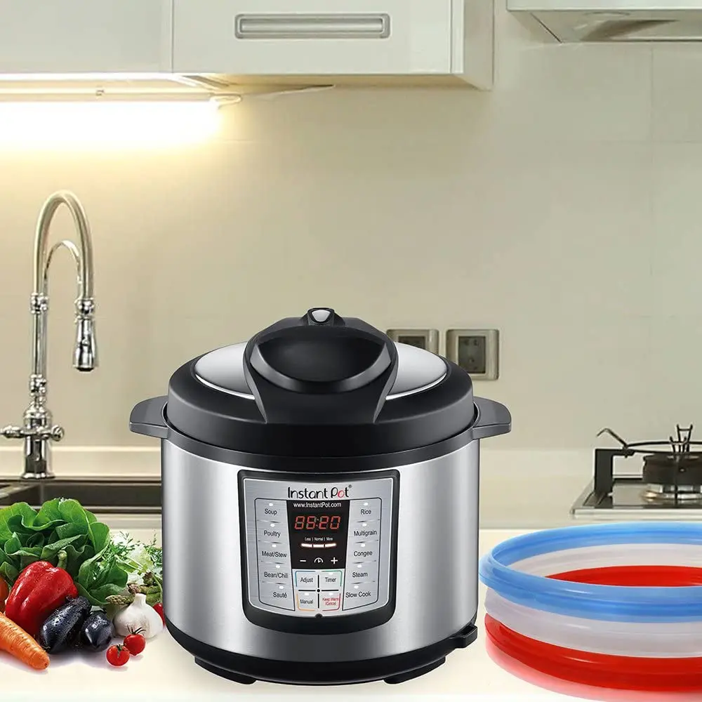 Rice Cooker Lid Silicone Sealing Ring Instant Pot 2-Pack Silicone