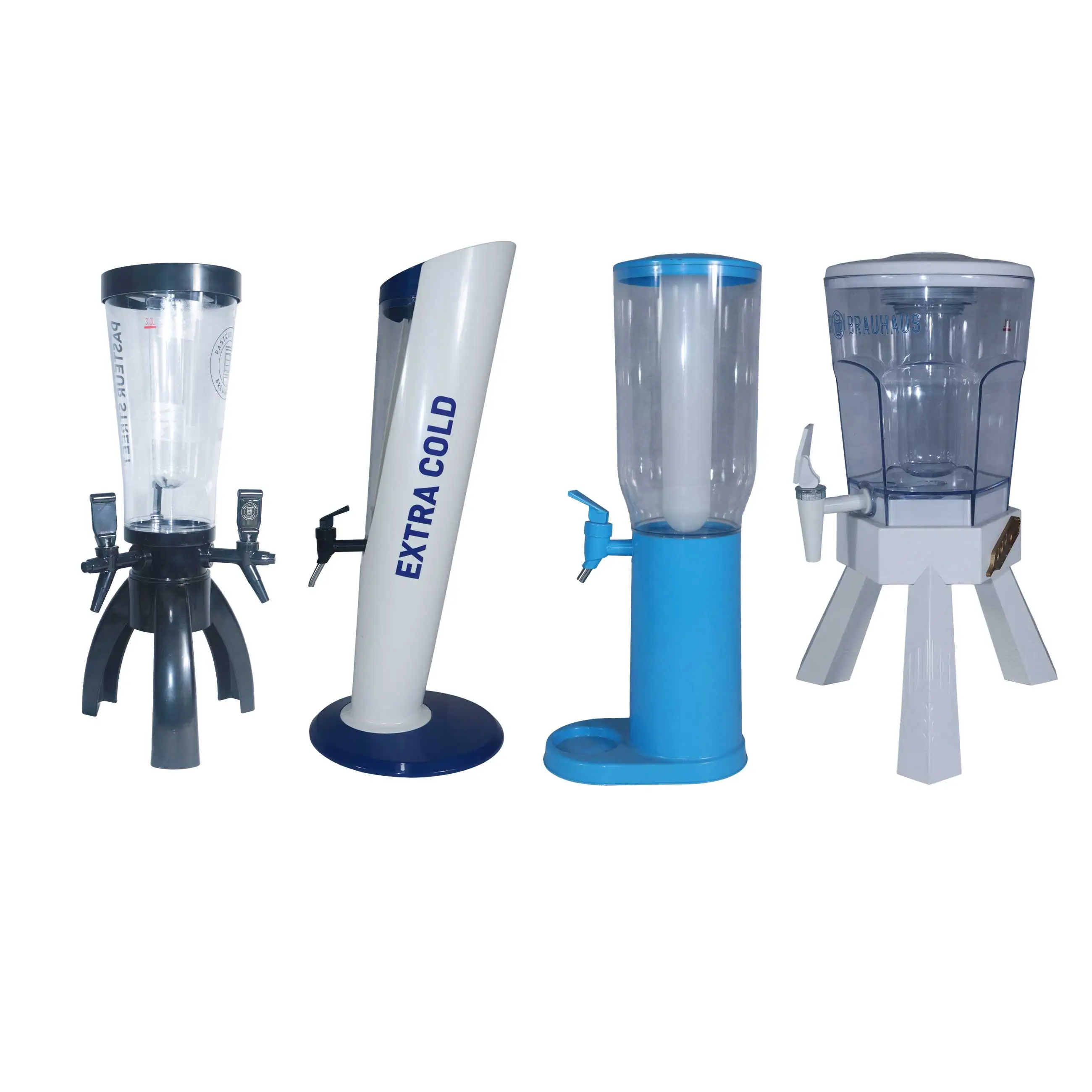 プラスチック製ビールタワーディスペンサー 3L 5L ポータブルドラフト