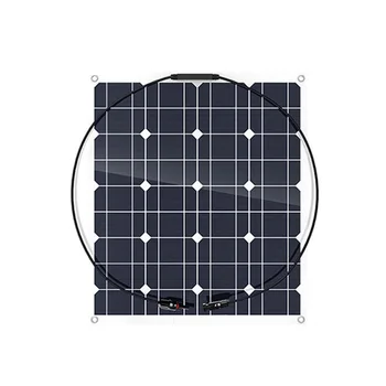 lightweight 50w 18V flexible power solar module Roller portable mini solar panel for car Boat use China Factory inventory