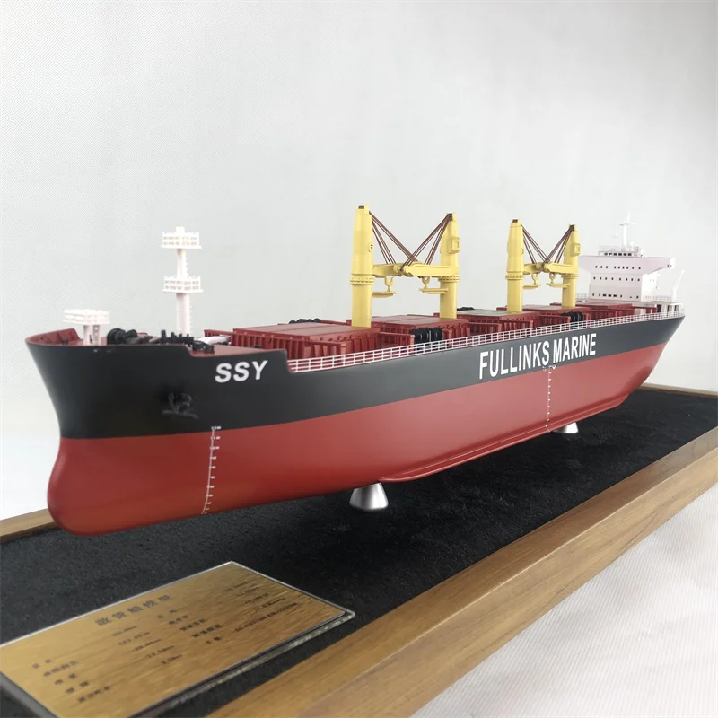 【N】O.A.S Factory Customized 65cm Plastic Bulk Carrier Simulation Ship Model Novelty Gift Ship Model Making