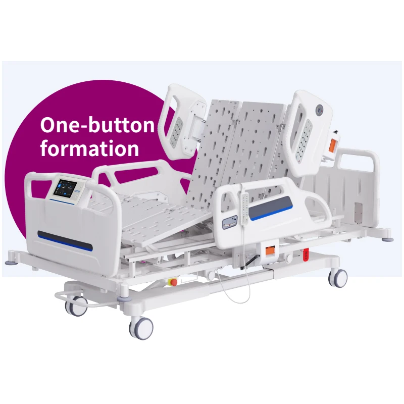 electric turn left and right turn over hospital care bed-63