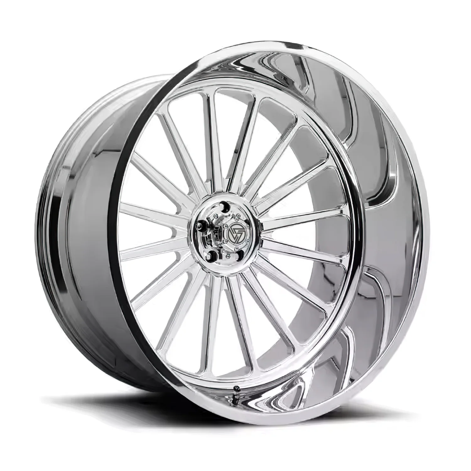 XL Forged Dual Truck Wheels 16-22 Inch Chrome Polished 4x4 Off-Road Alloy Rims with 20mm ET for Pickup Trucks Wheel - Image 5