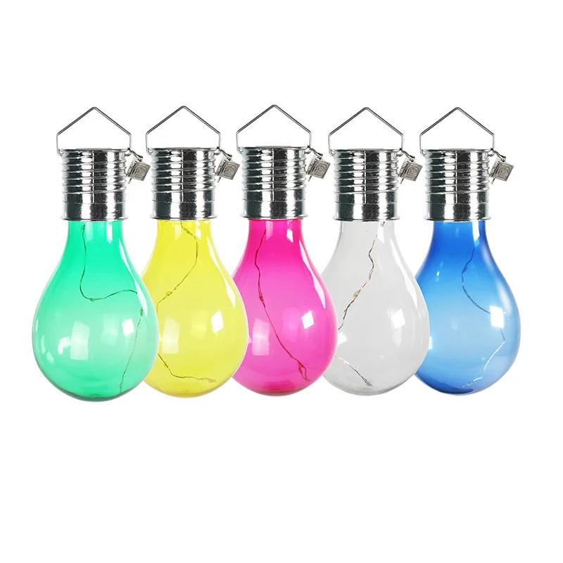 Solar Light Bulbs Outdoor Waterproof Garden Hanging LED Light Lamp Bulb Globe Lights for Home Yard Party Holiday Decorations factory