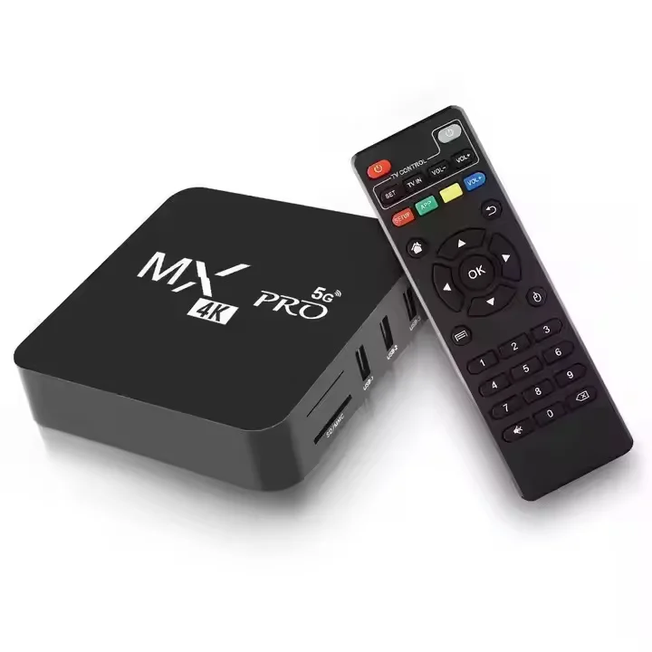 Cheapest MQX PRO TV BOX Android 10  Media Player Android 4k 2024 Set Top Ip Tv Box