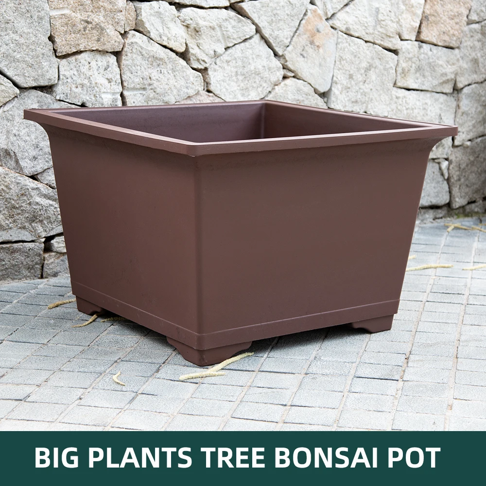 wooden garden plant pots Cedar Planter Box main image 1
