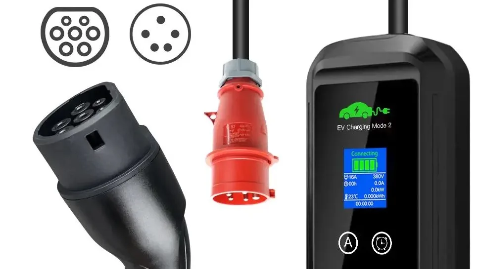 MOREC Type 1 Max 3.6KW Portable EV Charger with Schuko Plug - PCD018T1