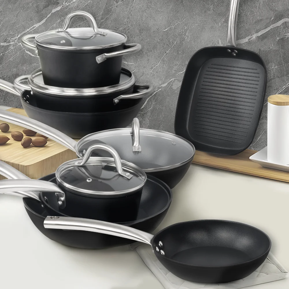 LINK LIFE 12 Inch Non Stick Frying Pans Healthy Durable