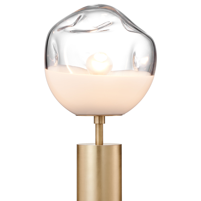 Модная металлическая стеклянная Современная декоративная Современная уникальная роскошная настольная лампа MARSDEN ручной работы для отеля