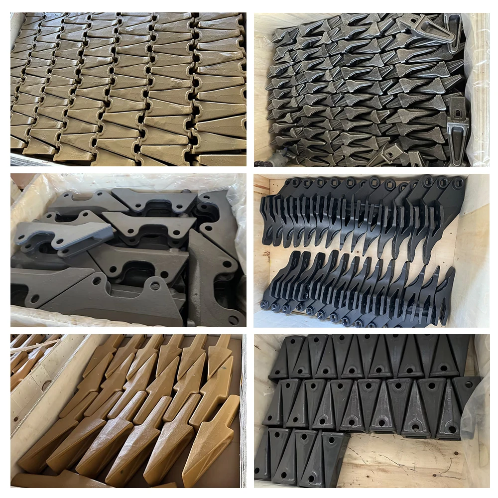 SHANTUI L55G Loader Bucket Teeth Parts 1455-82-00025,1455-82-00024