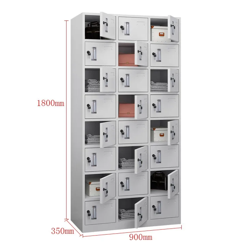 Office 24 Door Metal Student Locker Changing Room Metal Locker Storage