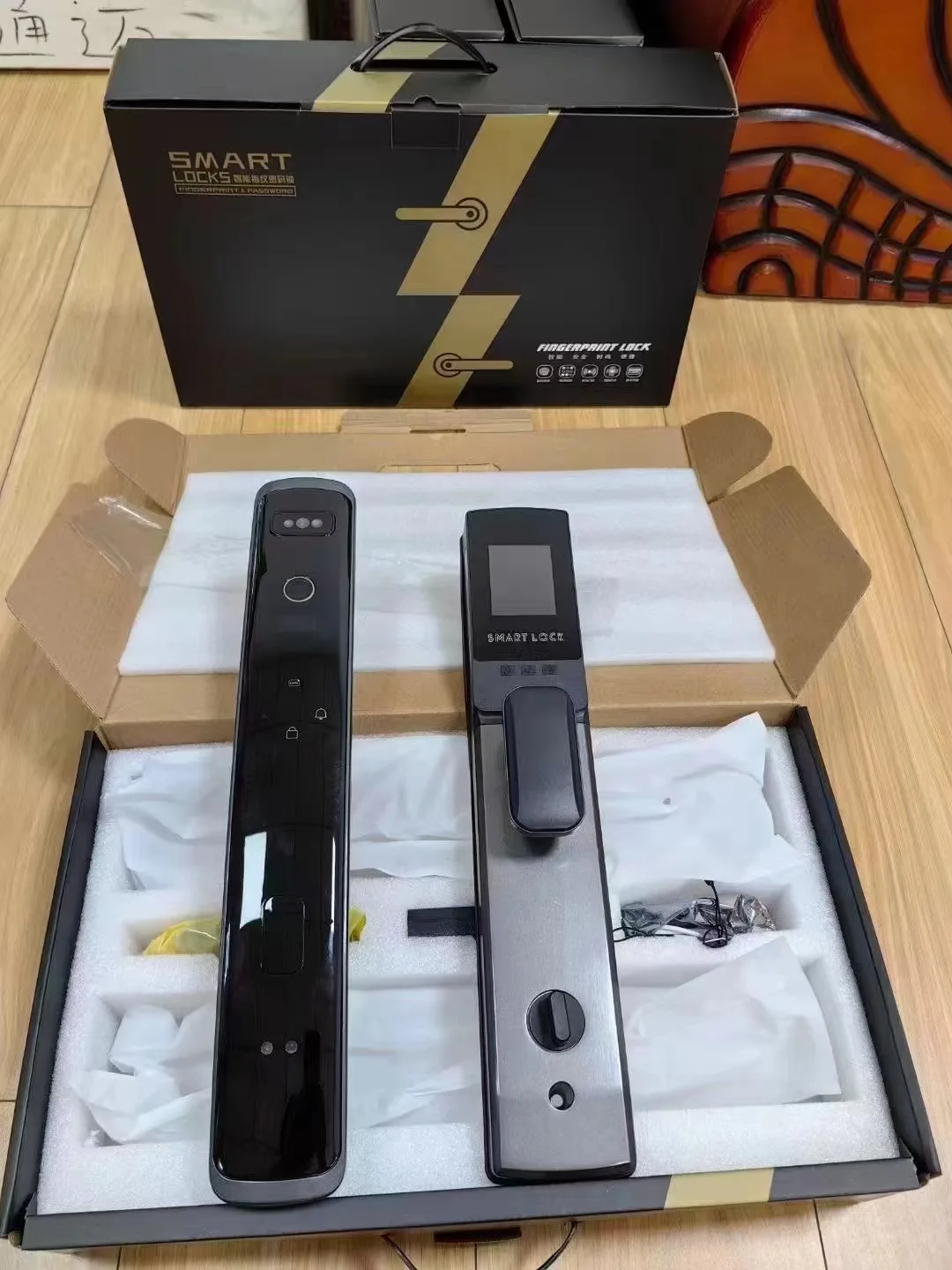 Face Digital Fingerprint Biometric Lock Rfid IC Card Wifi App Home Security Door Lock Smart Lock