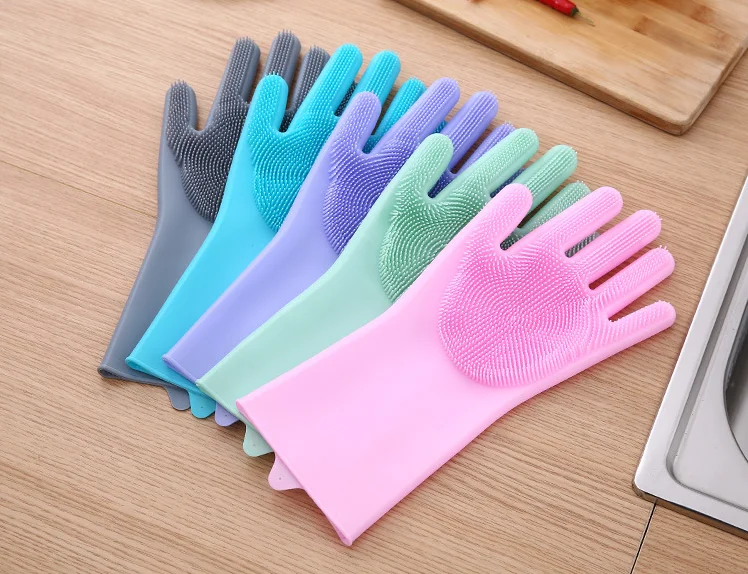 Бытовой Многофункциональный силиконовый инструмент для мытья посуды кухонная Водонепроницаемая Волшебная щетка чистящие