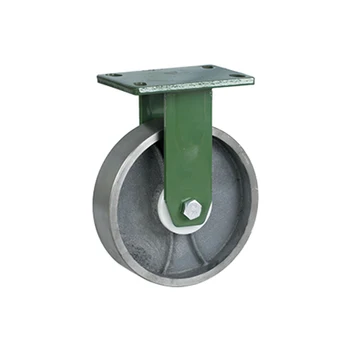 4/5/6/8 inch Heavy duty cast iron polyurethane casters 8 inch Iron core PU Casters