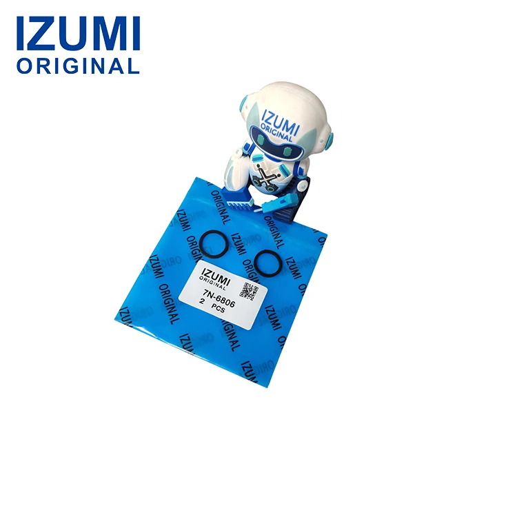 IZUMI ORIGINAL 7n6806 7n-6806 rundtätning med innerdiameter 15,60 mm för Caterpillar-byggnadsmaskiner och reservdelar