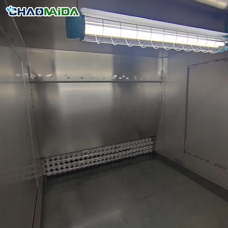 Environmental protection Water Curtain Spray Cabinet Paint Mist Purification Equipment Cyclone Water Curtain Booth