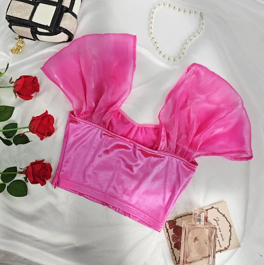 Y08120 waistcoat corset camisole front view