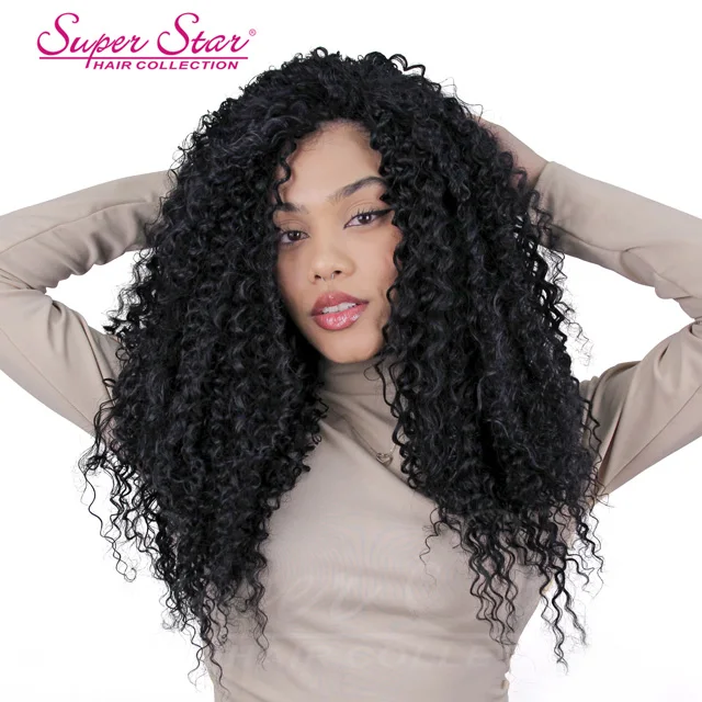 Wholesale Customized Color Synthetic Hair Bundles Extension For Making