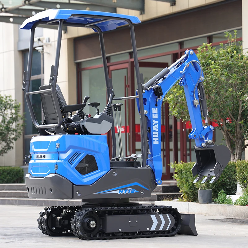 Cheap Price Mini Small Excavator 1 Ton High Quality Portable Farm Mini Bagger Manufacturer Fast Delivery Micro Digger 1.2 Ton