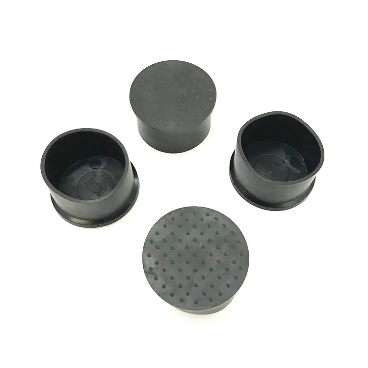 Customized Plastic PVC Round Tubing End Cap Pipe Plug for Stainless Steel Tube 50MM Round Tube Sleeve