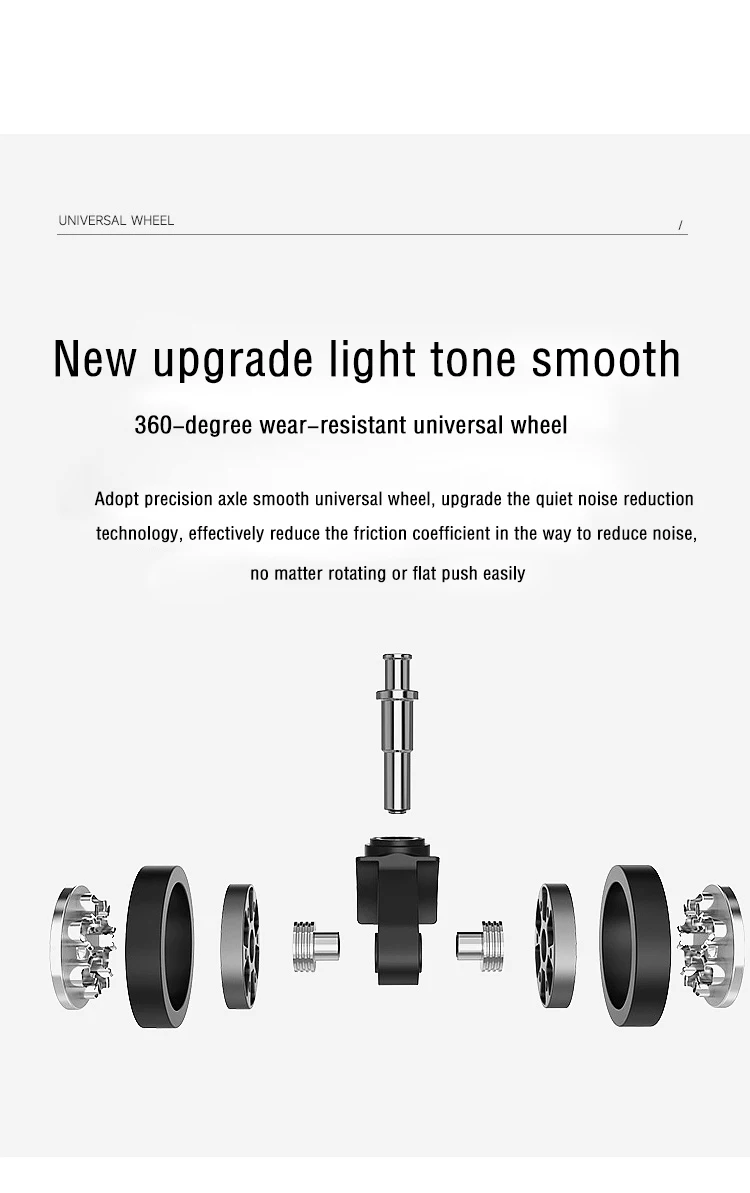 New Design 4 Wheels Foldable Luggage Trolley Case Folding Suitcase