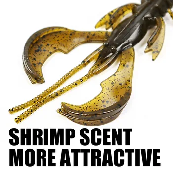 For LURE FISHING High Quality Stainless Steel Floating Goose Shrimp Artificial Soft Bait 6-Piece Set – Soft Lure – view 4