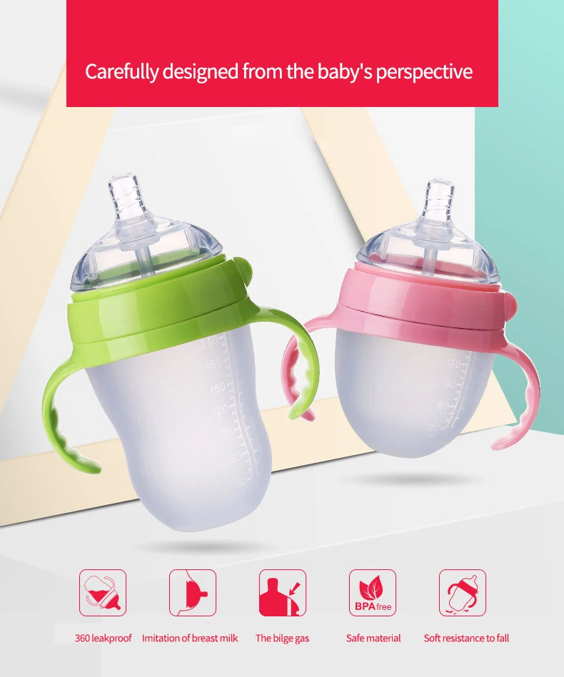 250/150ml Onesuck Baby Feeding Bottle Antichoke Milk Bottle For Baby