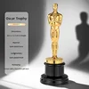 Oscar big gold man-free base engraving text