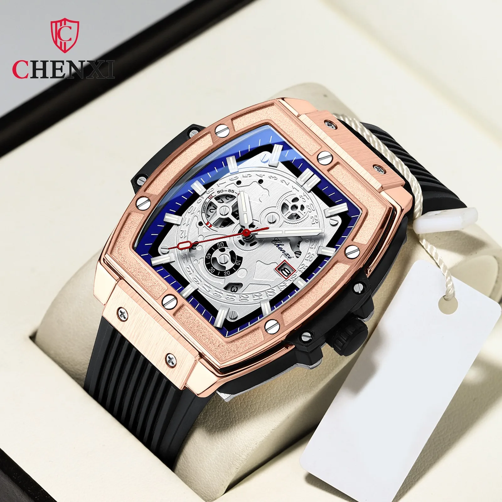 CHENXI 8251 Men's Sport Watch - Fashion, Waterproof, Luminous