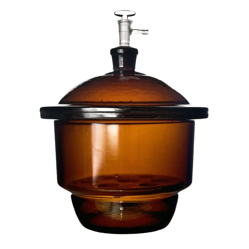 lab glassware brown vacuum desiccator made in china