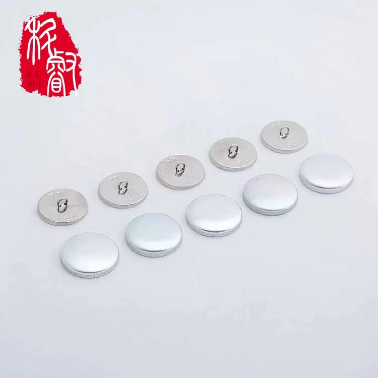 Iron Back Bottom PU Fabric Covered Buttons Fabric Cover Buttons Scrapbooking DIY Sofa Accessories Sustainable Features Wholesale