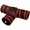 Red and black T-shape