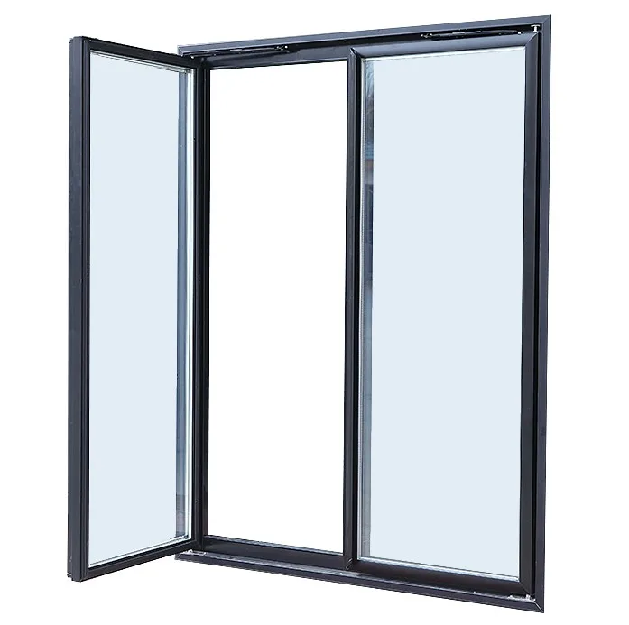 Commercial Refrigeration Walk in Cooler Refrigerator Glass Door With Aluminum Frame