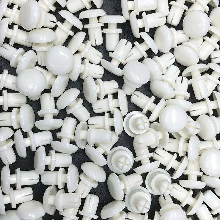 China nylon snap rivet 7mm Round Head Nylon Plastic Push Snap Rivets