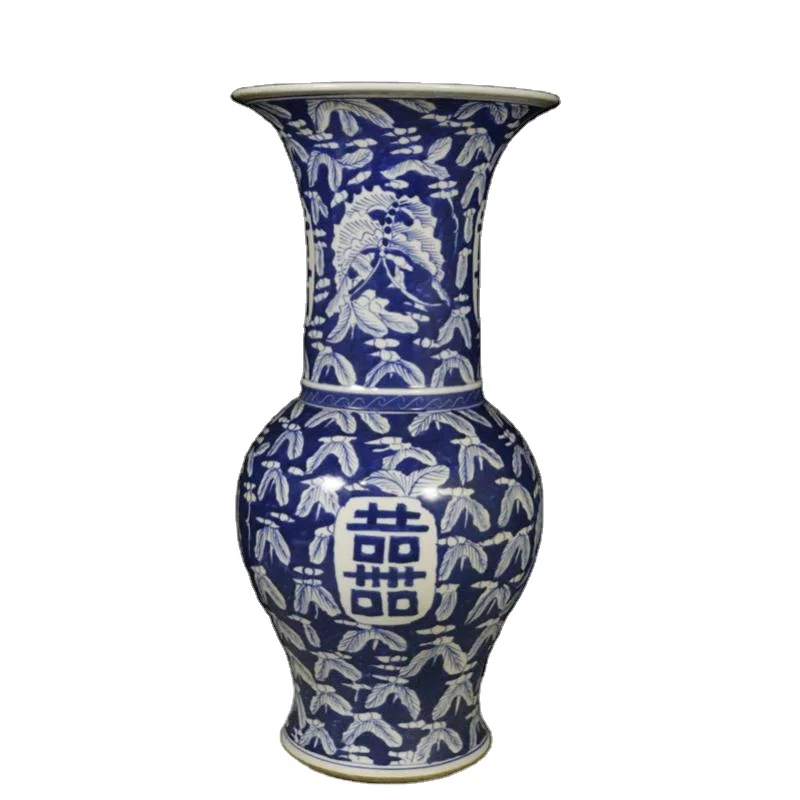 中国　青花　双喜文　小瓶　M　R6639 中国 青花 双喜文 小瓶 M R6639