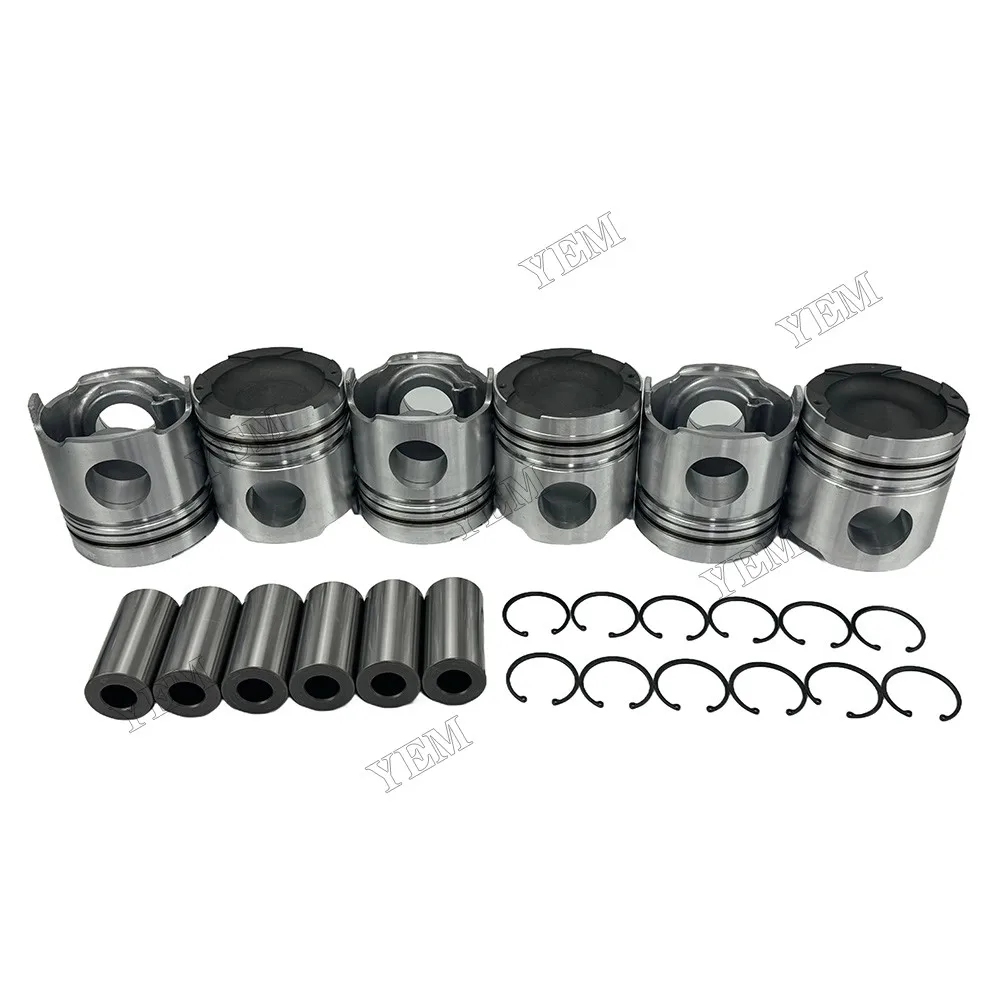Piston Kit 3251791101 32517-91200 3251778100 Fit for Mitsubishi S6A2 Engine