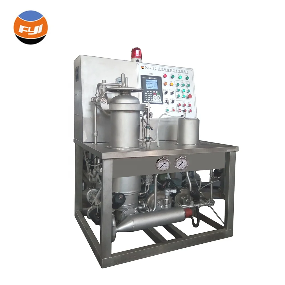 Lab Yarn Dyeing Machine Polyester Yarn Package Dyeing Machine