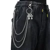 Three-layer cross-shaped trouser chain