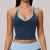 Dark turquoise meets light bluevest