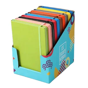 Custom A5 Ruled Dot Grid Printing Paper Hardcover Business Style Notebook Journal Planner Leather Cover Size A4