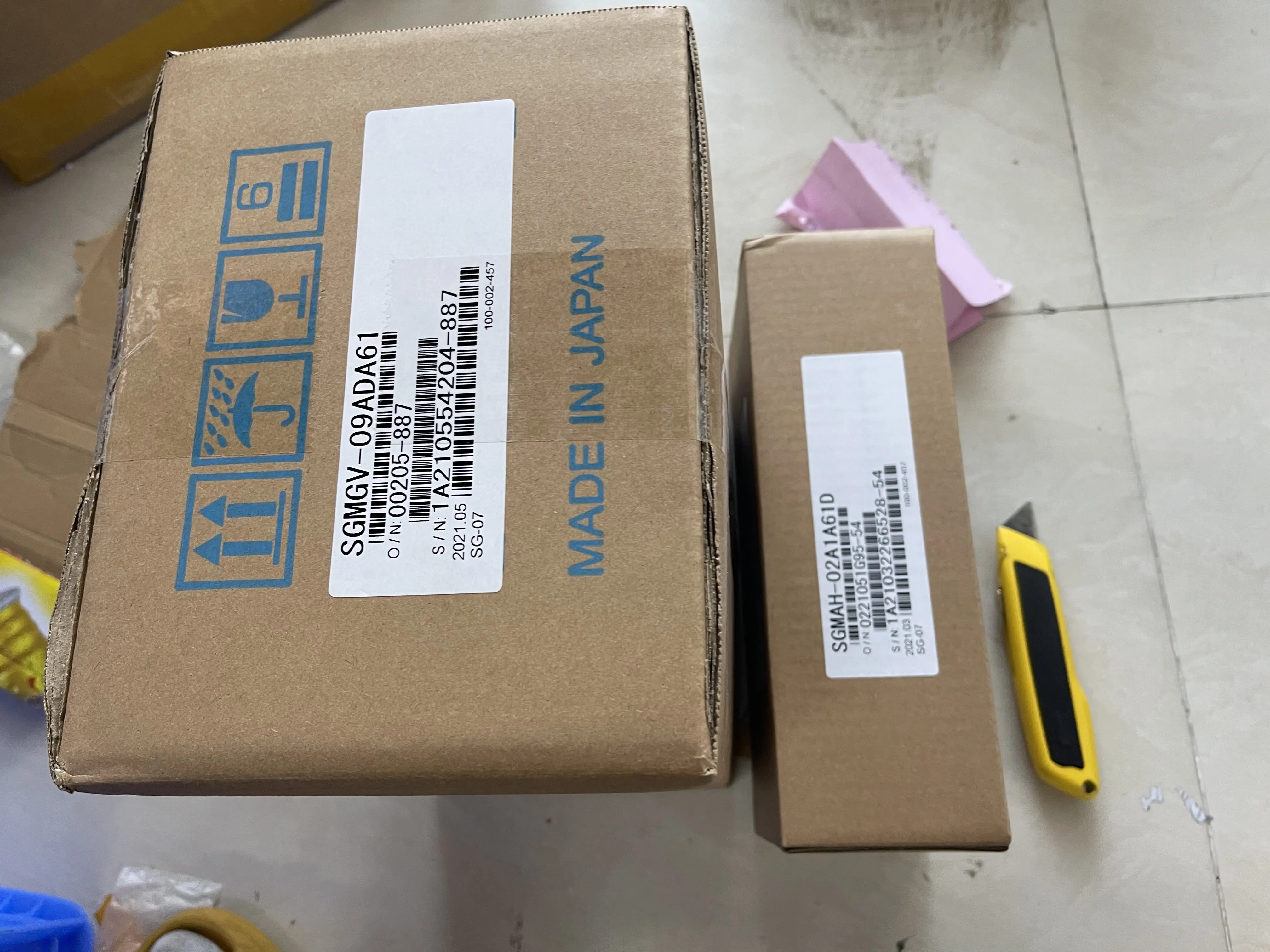 Yaskawa Servo Motor SGMGV-09ADA61, SGMAH-02A1A61D Yaskawa Servo Motor SGMGV-09ADA61, SGMAH-02A1A61D