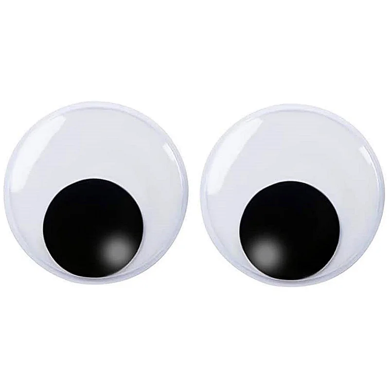 Sunmns 2.4 Inch Giant Wiggle Eyes with Self Adhesive 12 Pack 