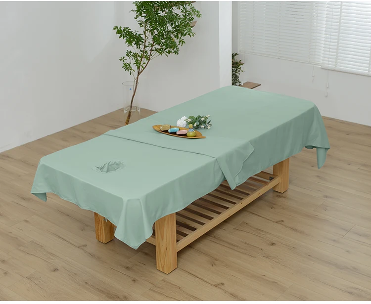 Factory Professional Customized Massage Bed Cover Spa Sheets Massage Table Sheet With Hole Buy 5360