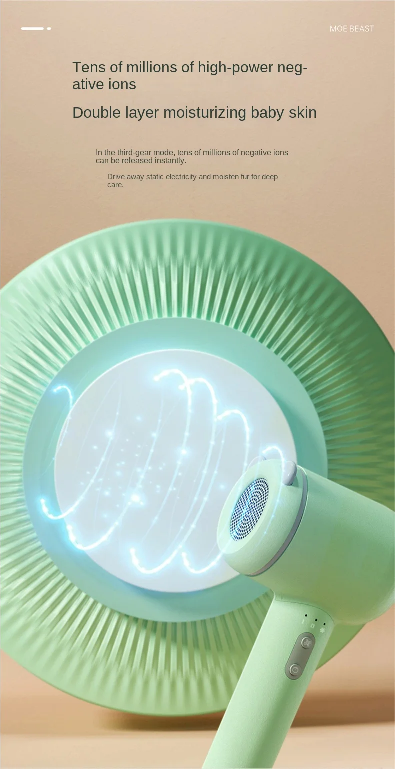 Mini Compact Smart Hair Dryer Special Kids Design Hair Airflow Hair