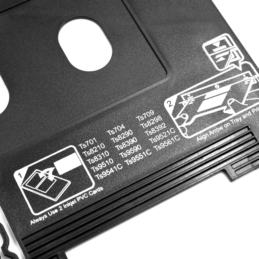 ID Tray Card for Canon Pixma TS701 TS702 TS703 TS704 TS705 TS706 TS707 TS708 TS709 Series Inkjet Printer PVC ID Card Tray